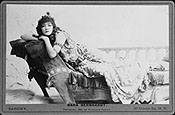 Sarony, Sarah Bernhardt as Cleopatre