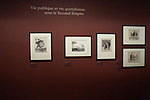 Fig. 8: Installation of Daumier exhibition: Vie publique et vie quotidienne sous le Second Empire